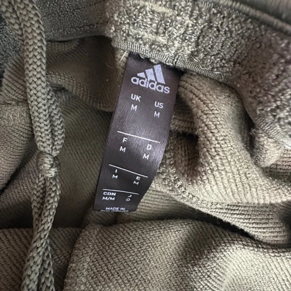 Adidas Men's Green Track Pants Joggers Sweatpants Size Medium Athletic